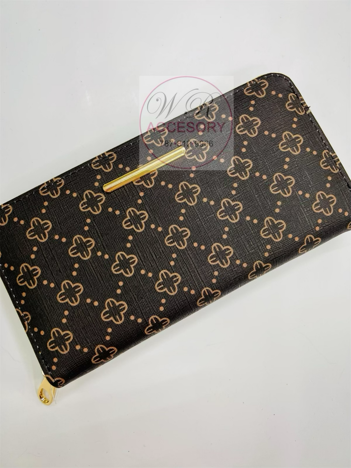 W1314-6 BR BROWN wallet dama
