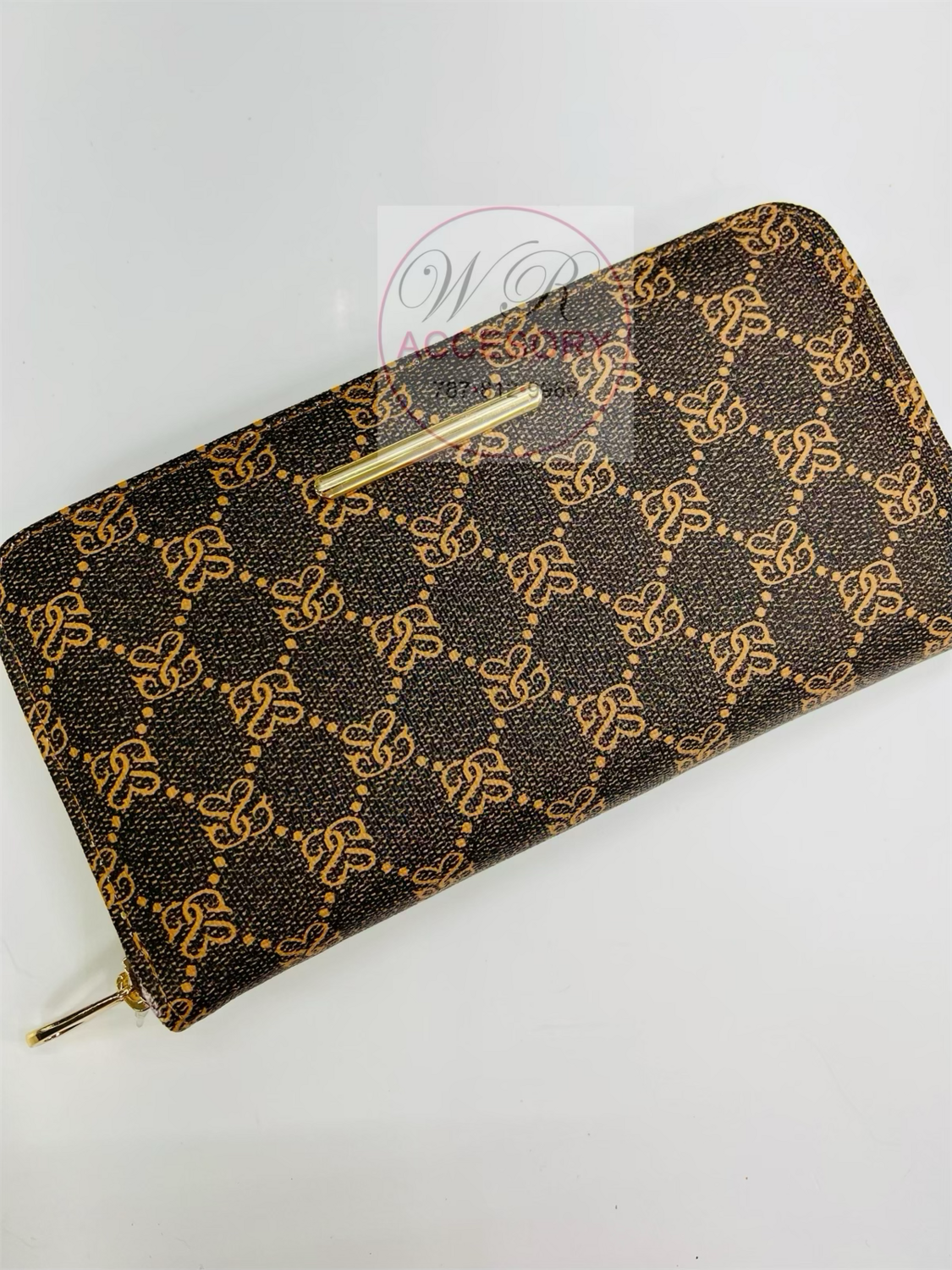 W1314-14 BR BROWN wallet dama