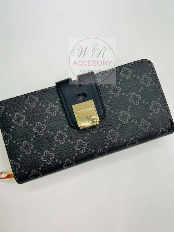 W1136 BK BLACK wallet dama