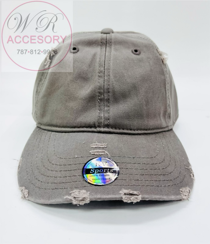 Gorra Rasgada Gris (1)