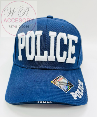 Gorra Police Azul