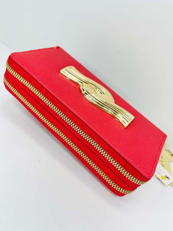 W1834 RED wallet dama