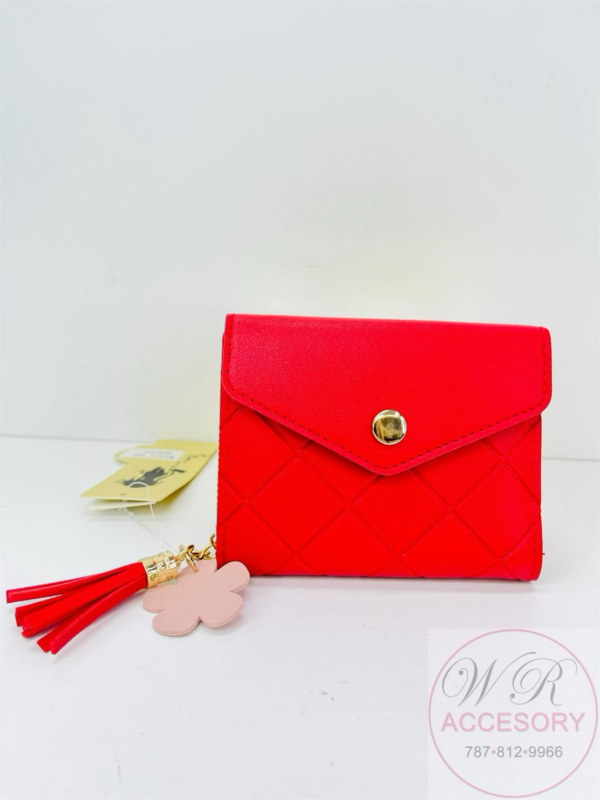 W1571 RED wallet dama