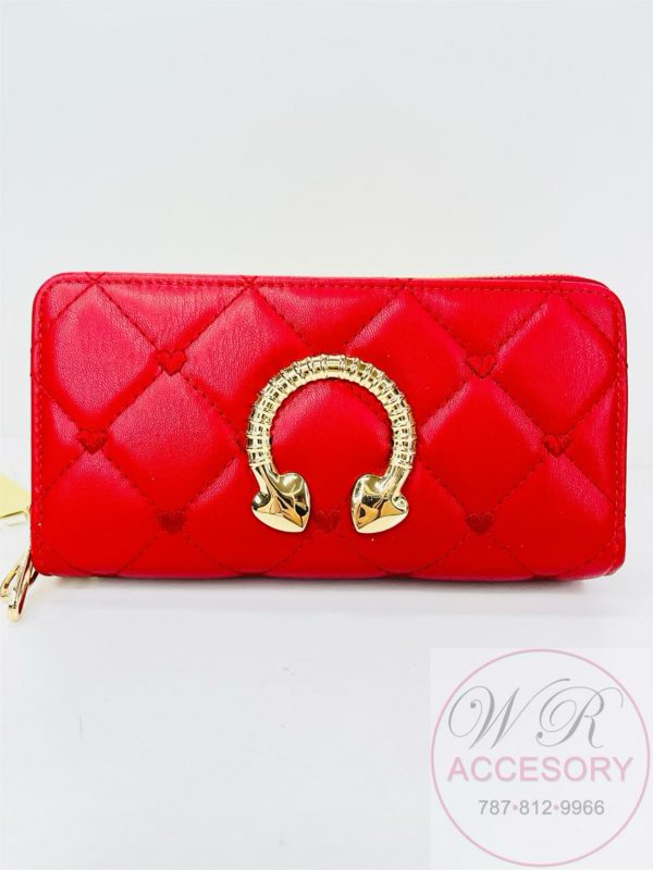 W1832 RED wallet dama