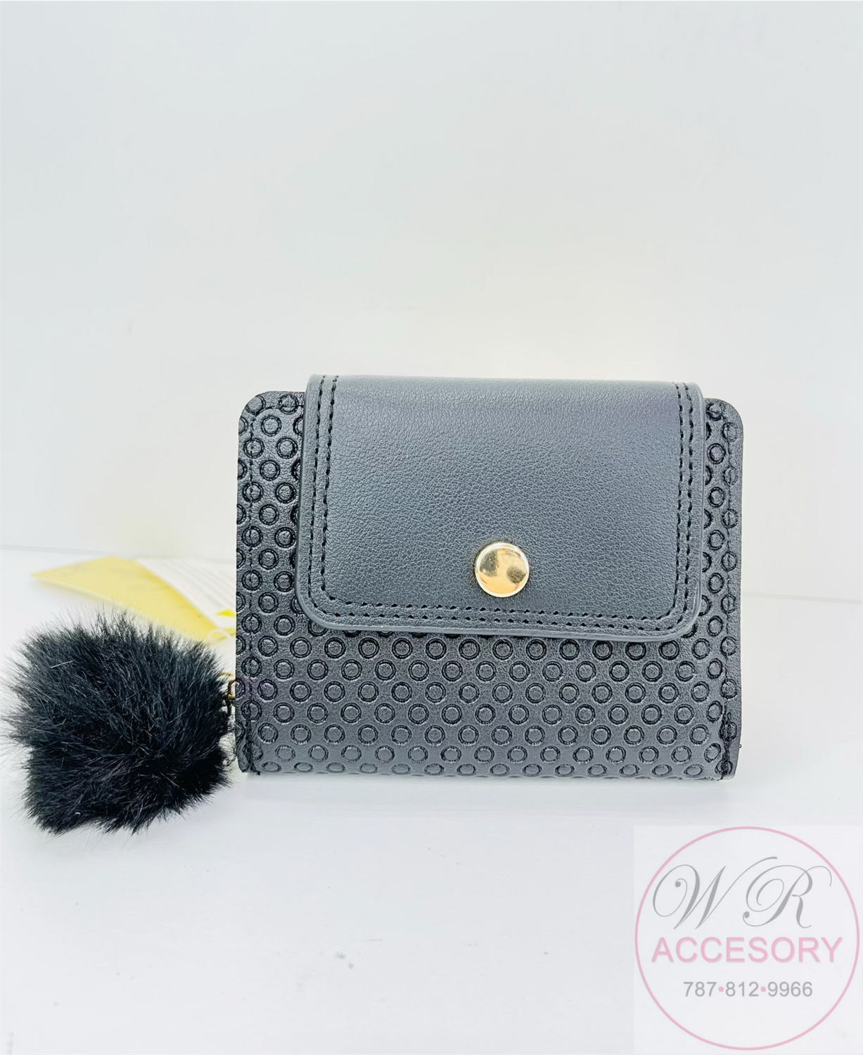 W1573 BLACK wallet dama