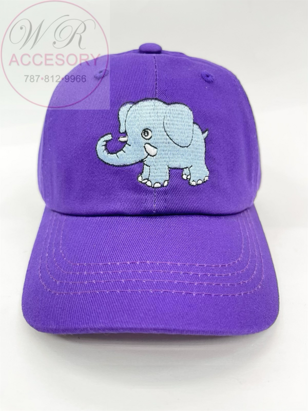 S18181K Gorra niños elefante VIOLETA 
