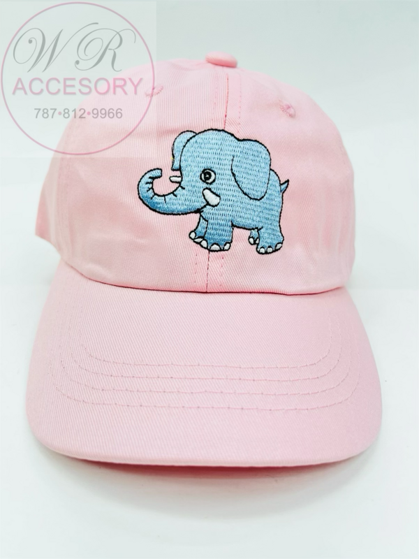 S18181K Gorra niños elefante ROSA CLARO 
