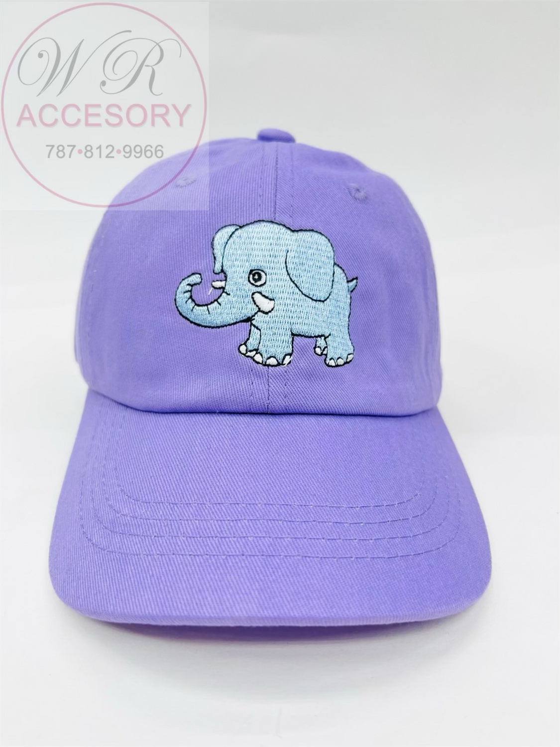 S18181K Gorra niños elefante LILA 