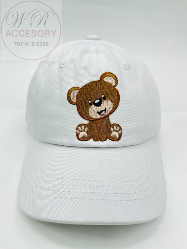 S18171K Gorra niños Oso BLANCO
