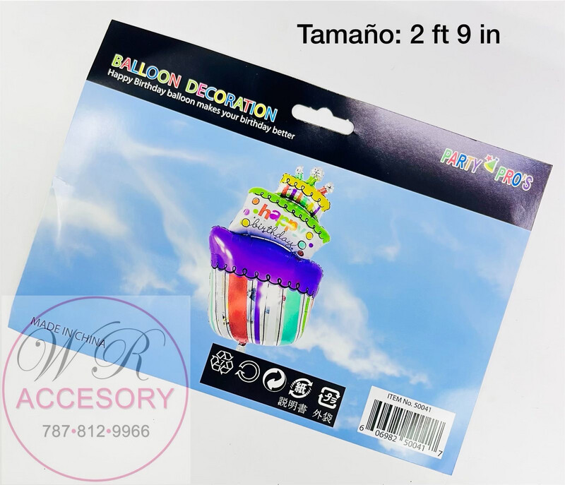 Globo Happy Birthday 3 pisos 50041