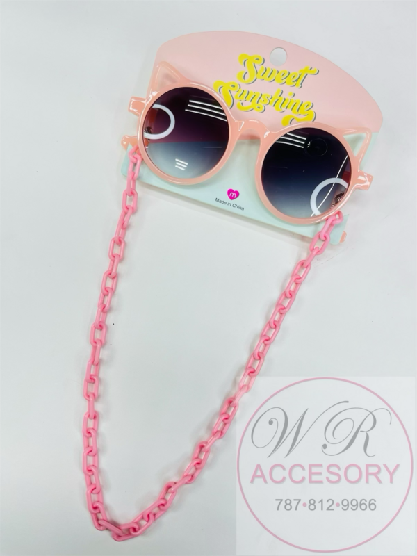 GFKE0062/Gafas de niños Orejas de gato Rosa  12 pcs