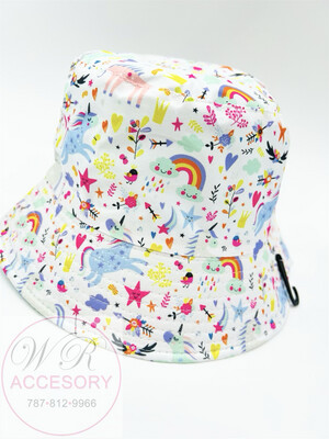 S18193K Bucket Hat Unicornio Floral