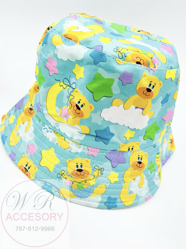 S18192K Bucket Hat Ositos y Estrellas