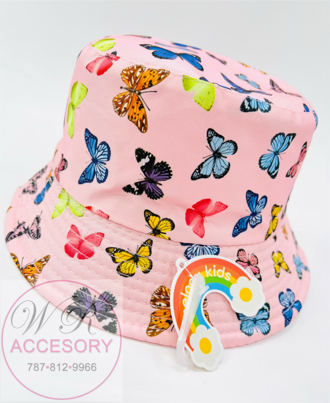 HATKE0110 Bucket Hat Mariposas