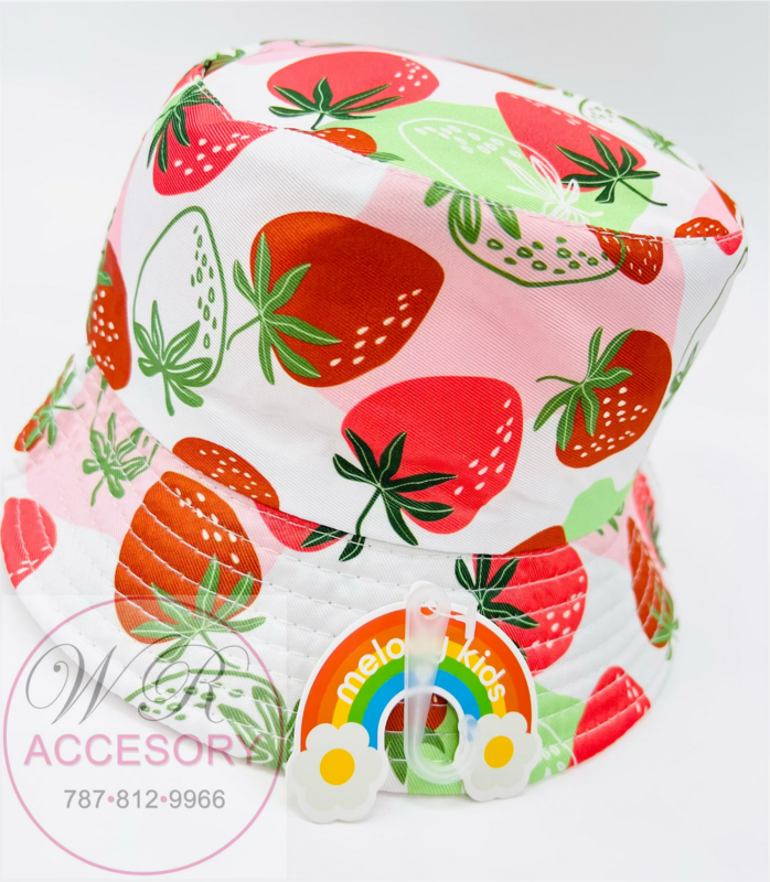 HATKE0112 Bucket Hat Fresas