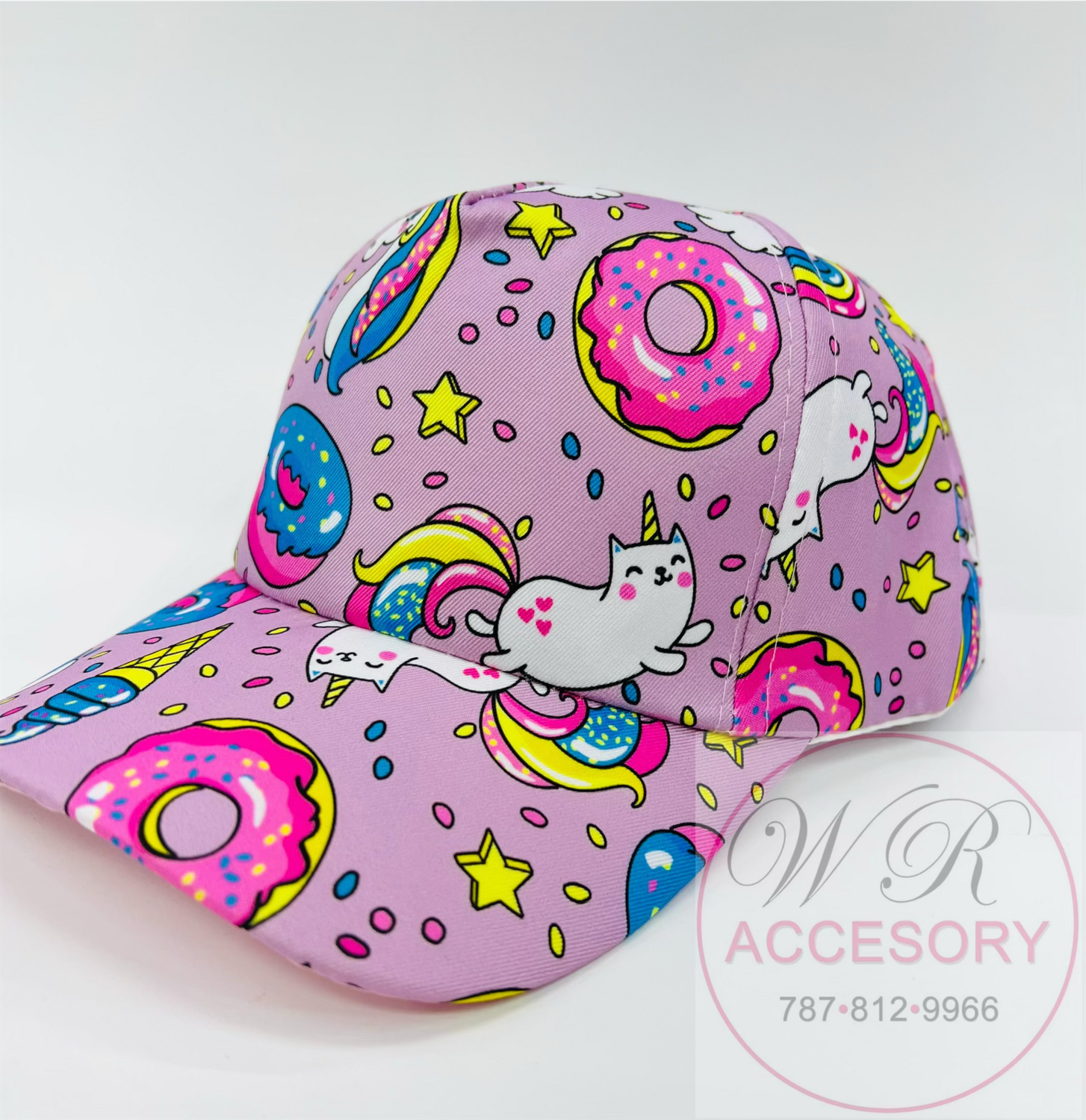 Gorra Niñas Donas, Unicornio y Helados