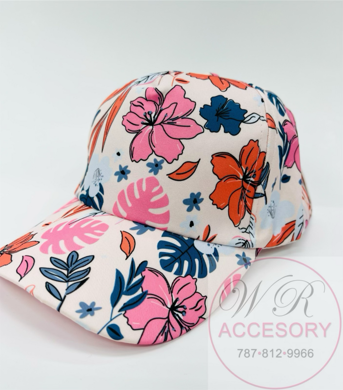 Gorra Niñas Flores 