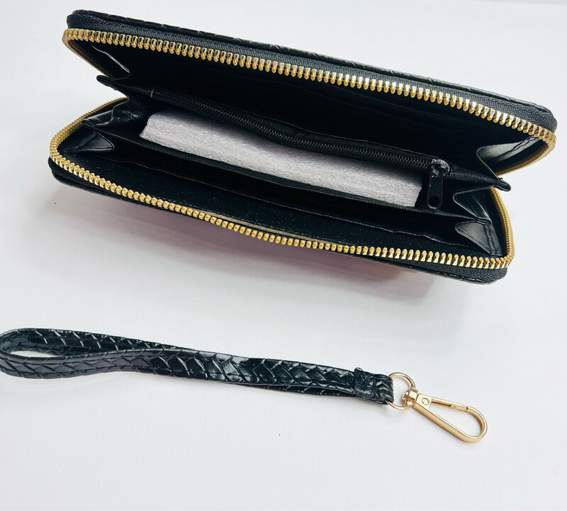 RBG-0388R6 Black Wallet de Dama
