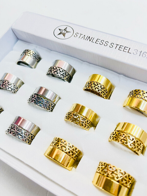 R-12/Sortijas Stainless Steel 