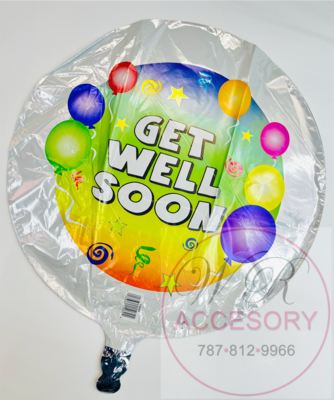 Globo “ Get Well Soon” Colores