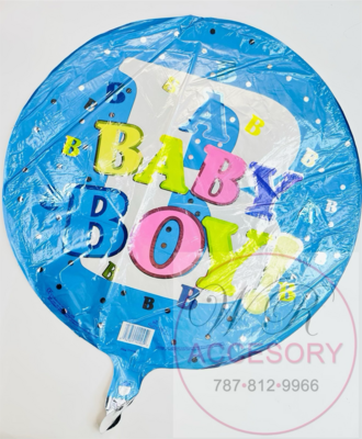 Globo “Baby Boy” Azul con letras 114145