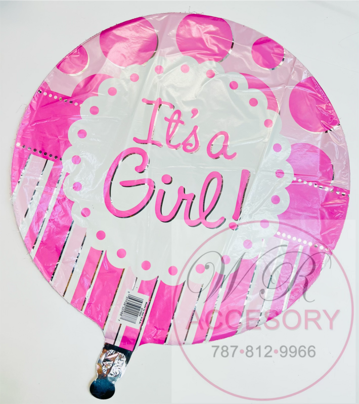 Globo “It’s a Girl” Rosa y Blanco 317004