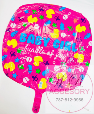 Globo “Baby Girl bundle of joy” Rosa