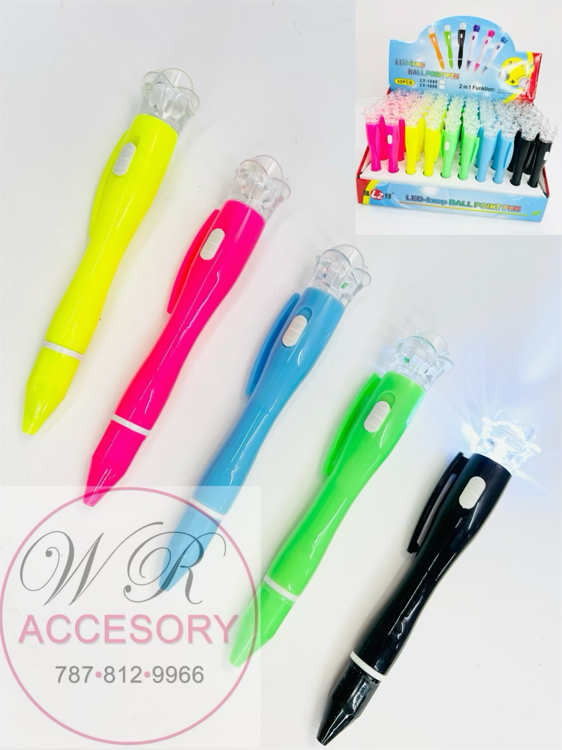 SNT-1458 Bolígrafos LED 50 pcs