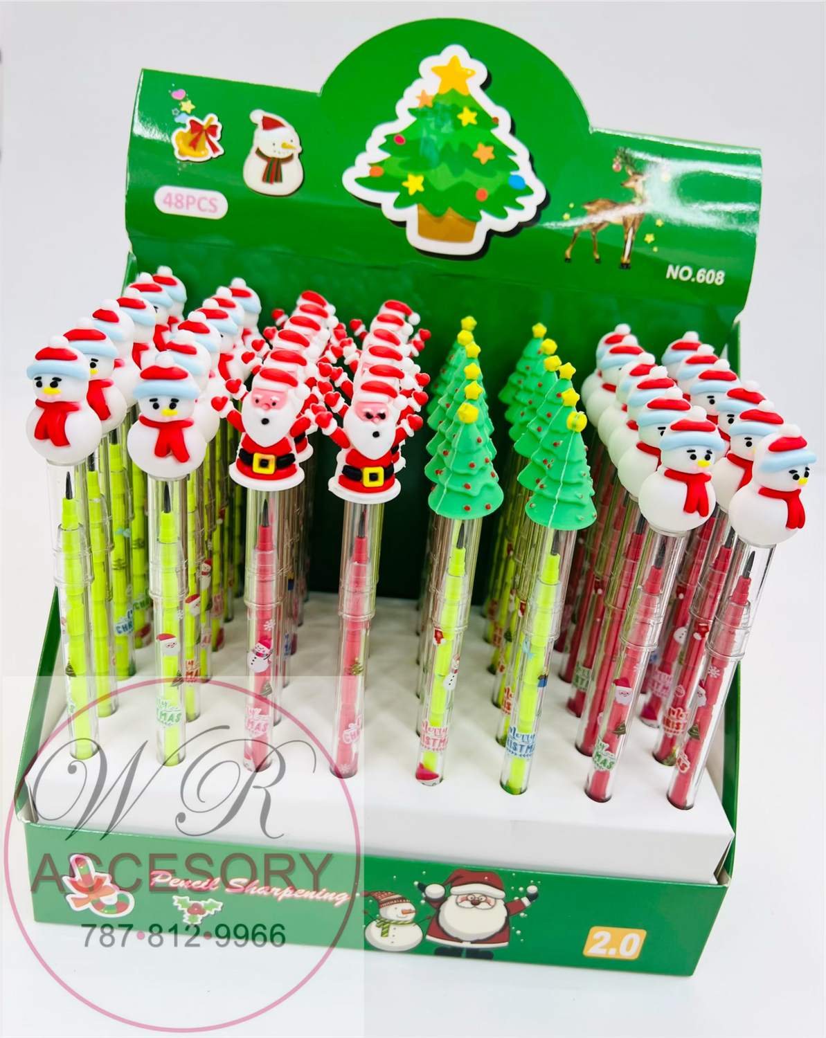 KNV-6457 Lápices Navidad 48pcs