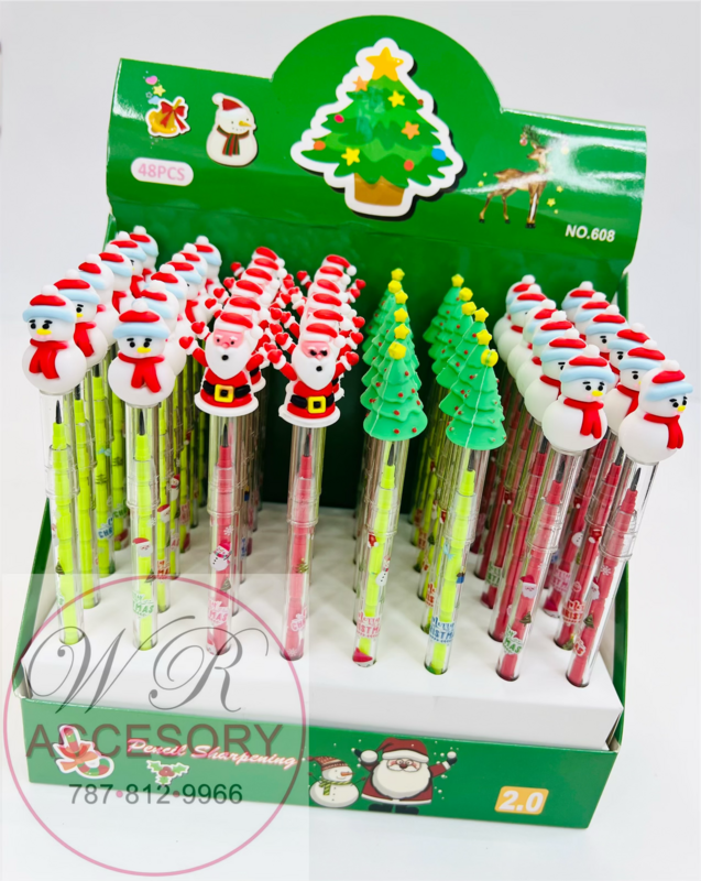 KNV-6457 Lápices Navidad 48pcs