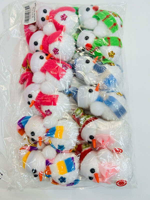 YNV-0571 muñeco de nieve para Arbol de Navidad 