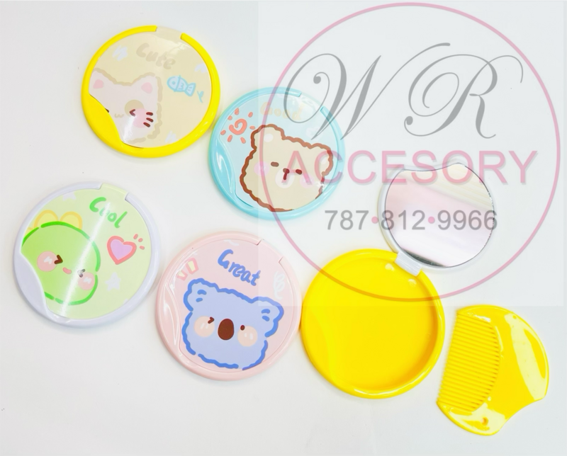 SCS-0317/Mini espejos con Peinilla