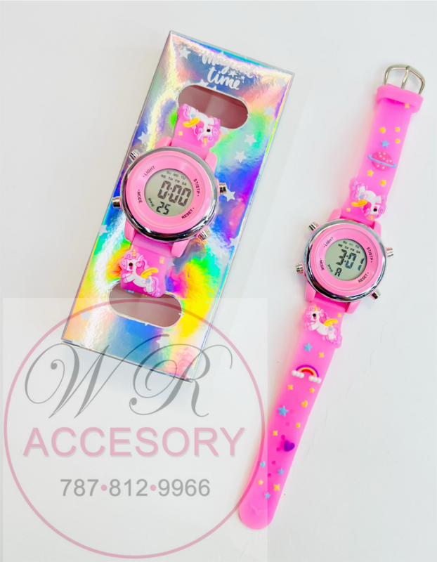 GFKE0178/Reloj Niña Unicornio Rosa