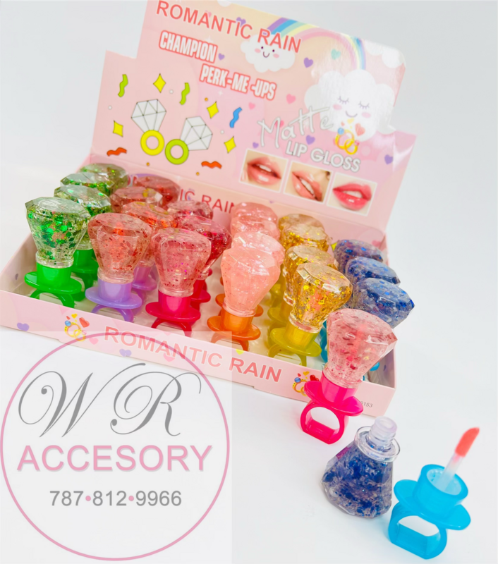 KNV-7062 Lip Gloss Sortija 24 pcs