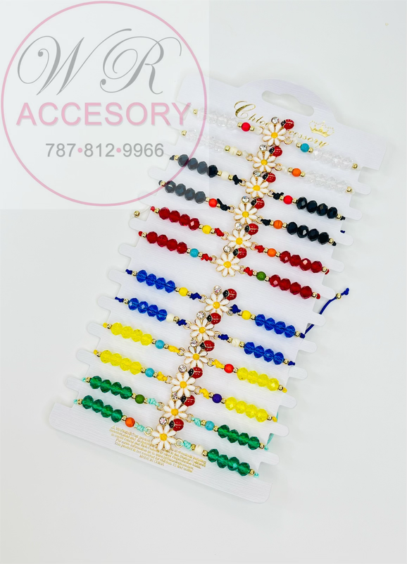 RBT-1765R Pulseras de Hilo 