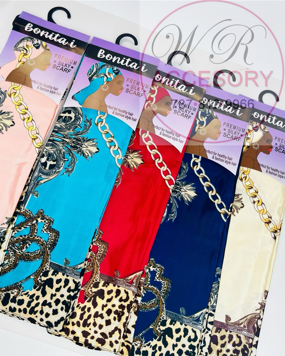 SF-006-B Silky Scarf 
