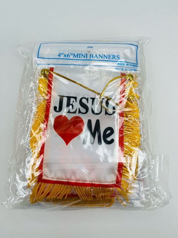 PFG9376 Bandera Jesus Love Me