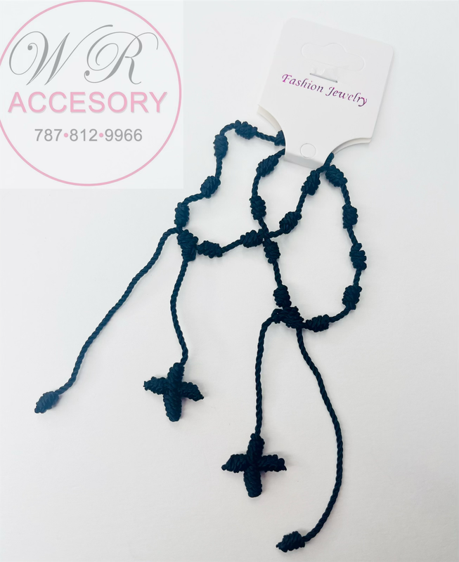 PBR7296BK Rosario de mano 