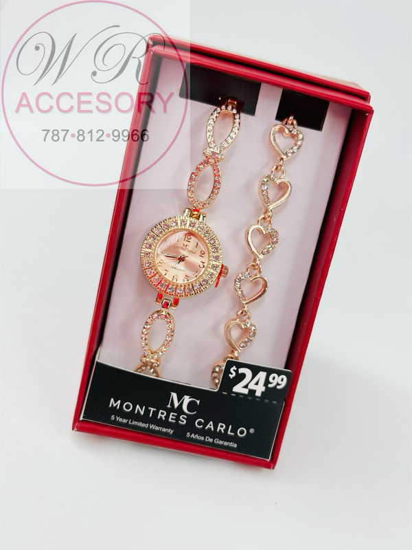 Gift Box Watch + Bracelet #54823-JB