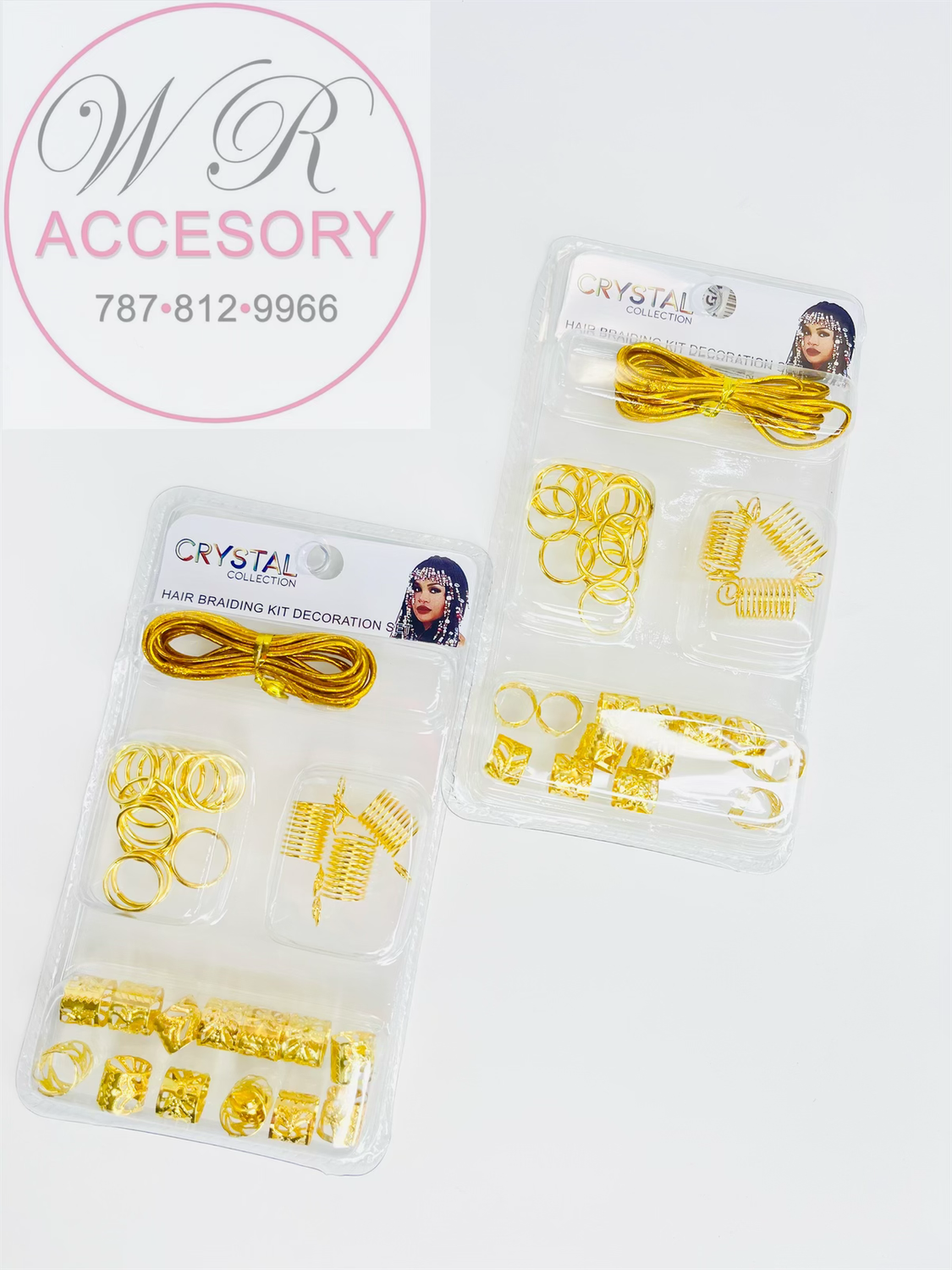 KNV- 2726G Accesorios para trenzas 