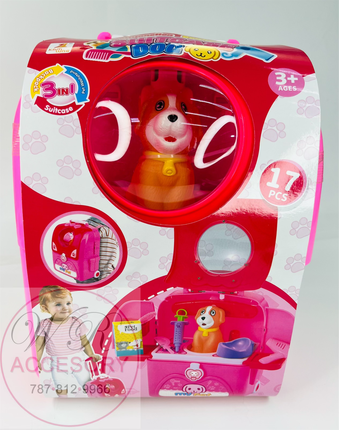 AS-9767 Backpack Suitcase Dog