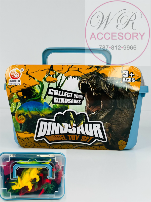 AS-10351 Dinosaurio Model Toy Set Blue