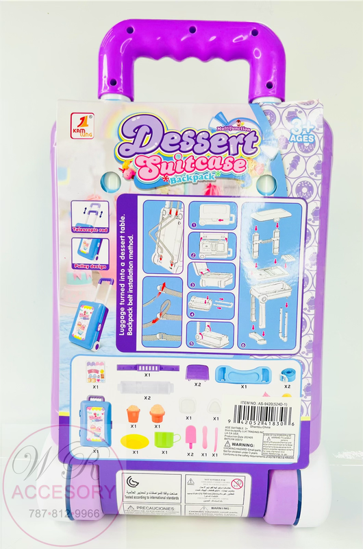 AS-9420 Dessert Suitcase Backpack