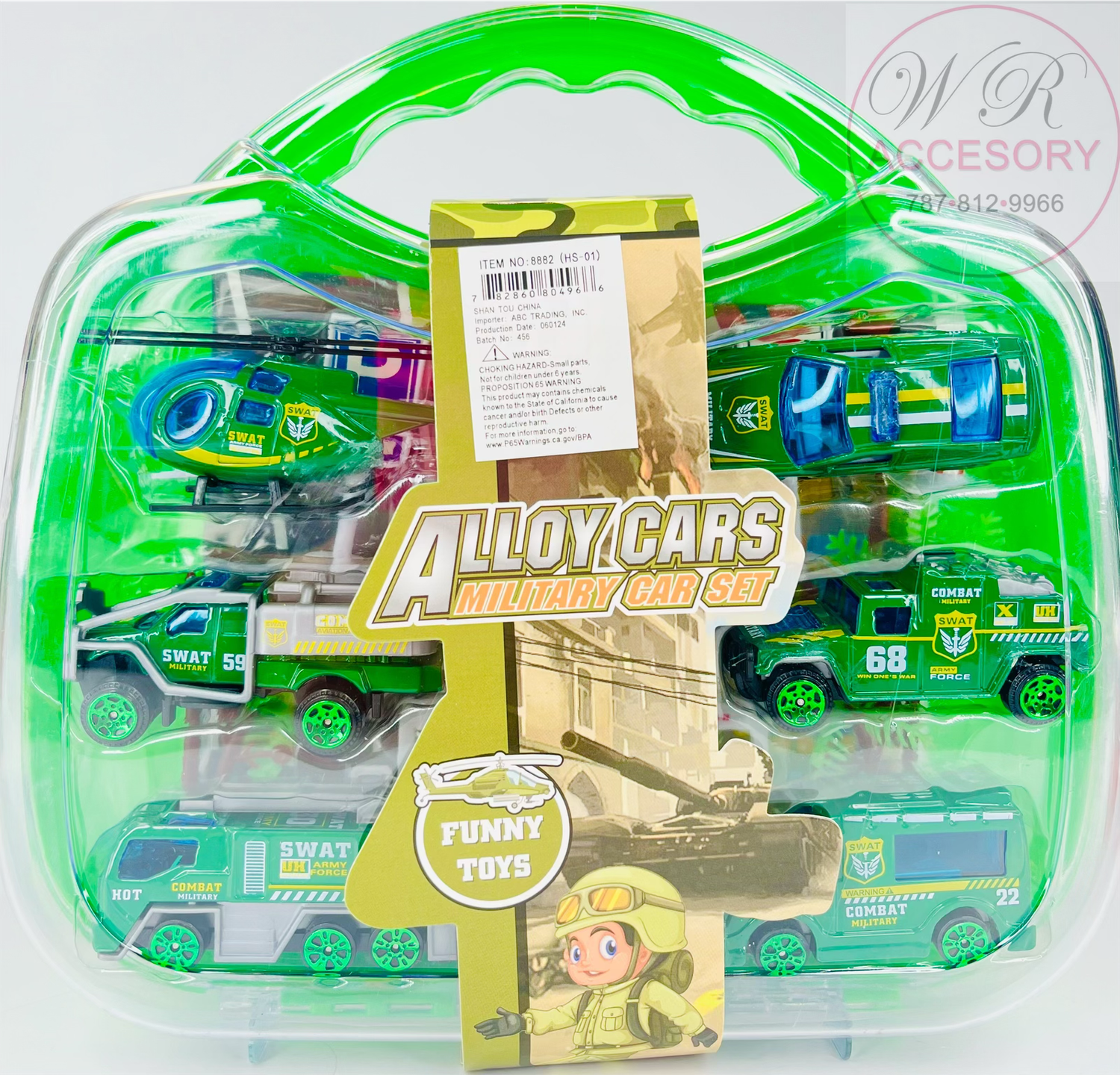 8882 Alloy Cars Military Car set 