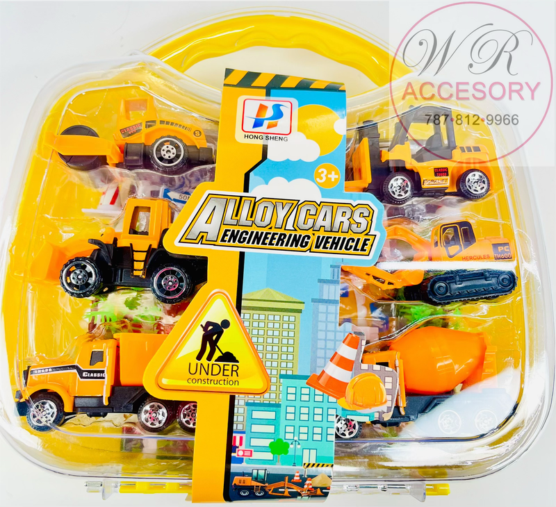 AS-10463 Alloy Cars Enguneering Vehicle set 