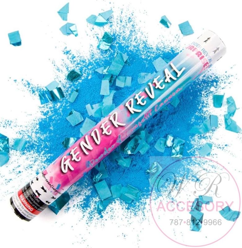 CPC-A Gender Confetti Powder Cannon BLUE 2’ (4 pcs)