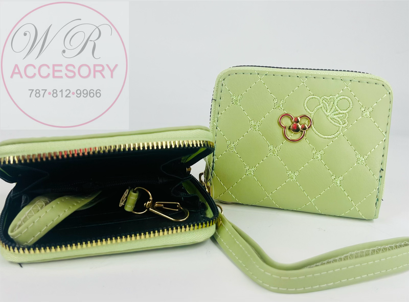 RBG-0557R/ RBG-0558R Wallet mini Verde menta 