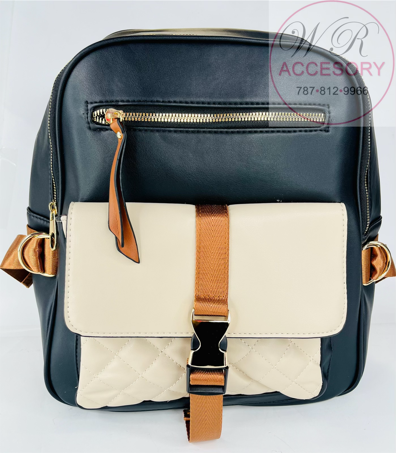 B2013 BK black mochila 