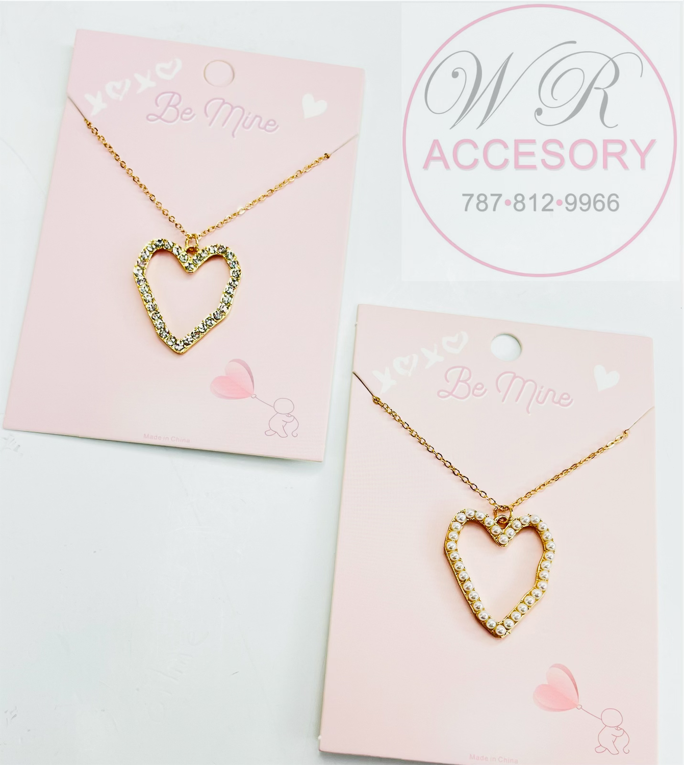 NK8407 collar de corazón 
