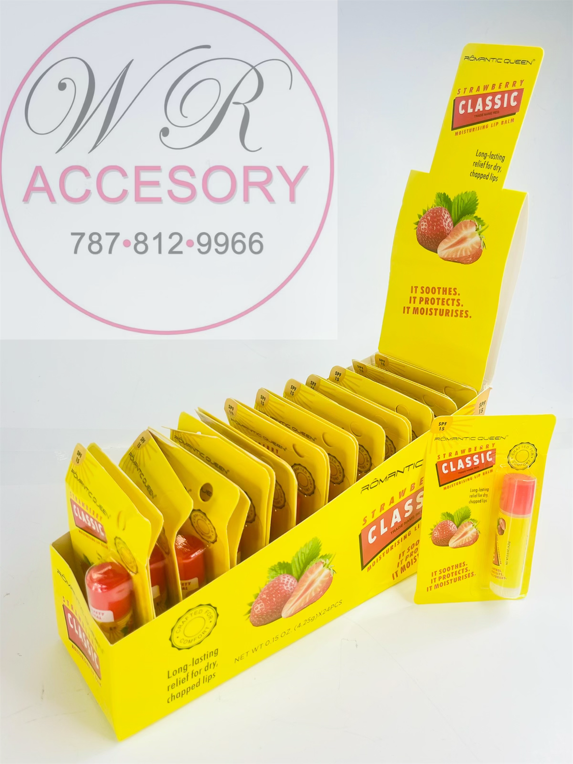 SCS-0620 lip balm 24pcs